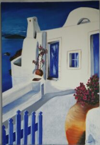 Maison blanche Grecque